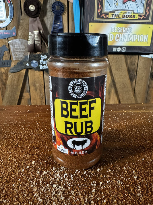 Elite BBQ Smokers Beef Rub – Competition-Crafted Steak & Brisket Seasoning