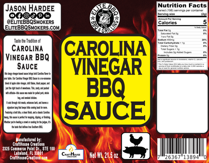 Carolina Vinegar BBQ Sauce