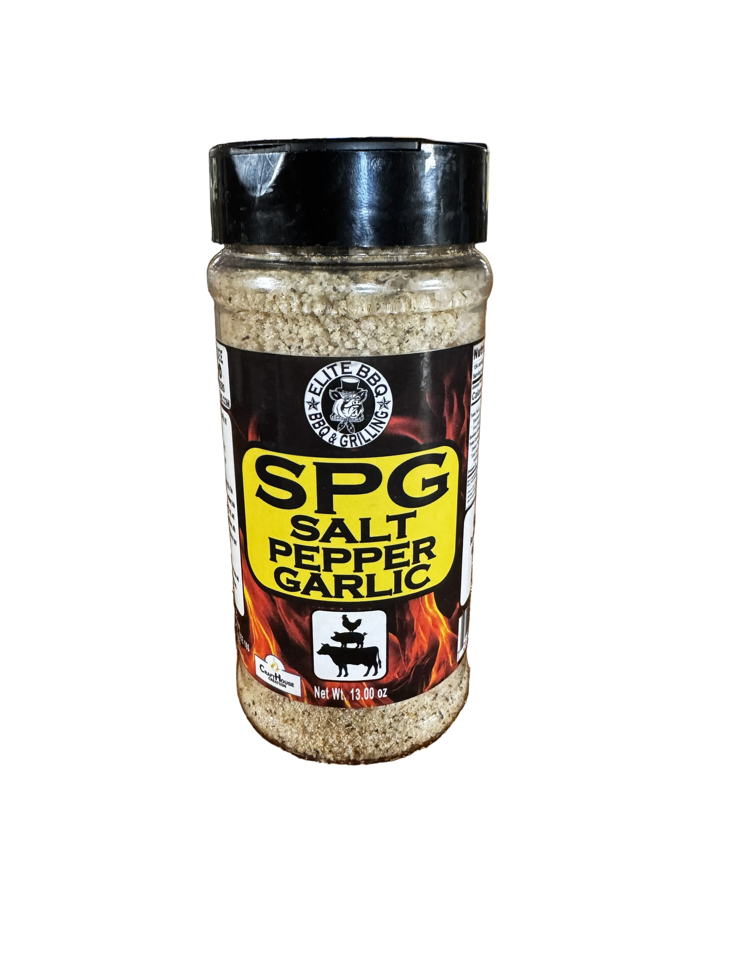 Elite BBQ Smokers SPG Rub – Salt, Pepper & Garlic