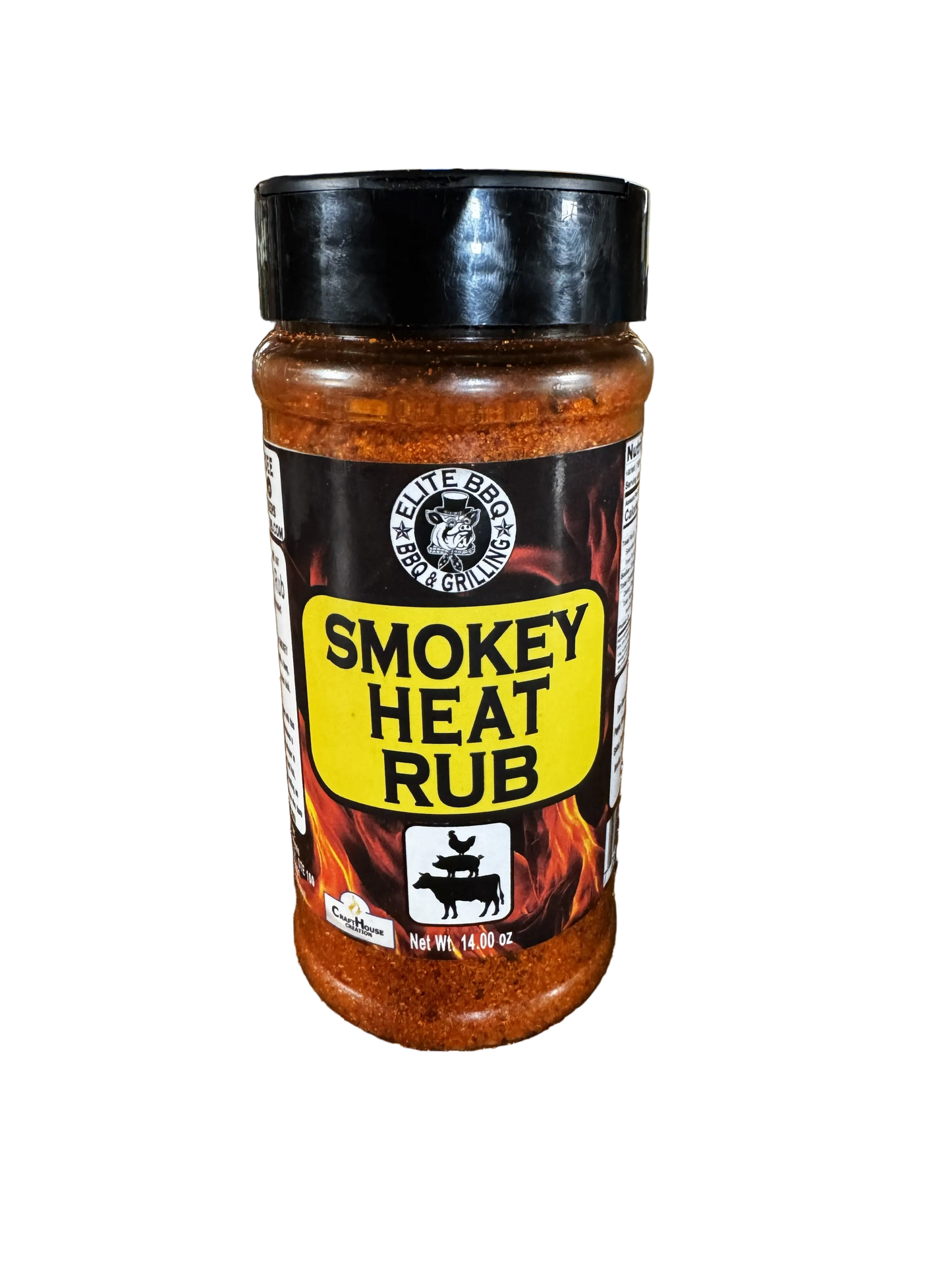 Elite BBQ Smokers Smokey Heat Rub – Sweet Heat BBQ Seasoning