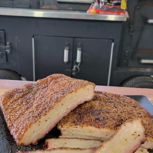 Smoked Pork Belly - Brisket Style